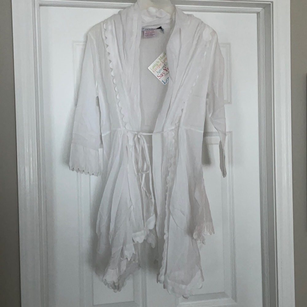 Gretchen Scott Designs White Lightweight Swim Coverup